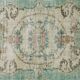 Turkish Anatolian Handmade Vintage Rug 281 cm x 187 cm
