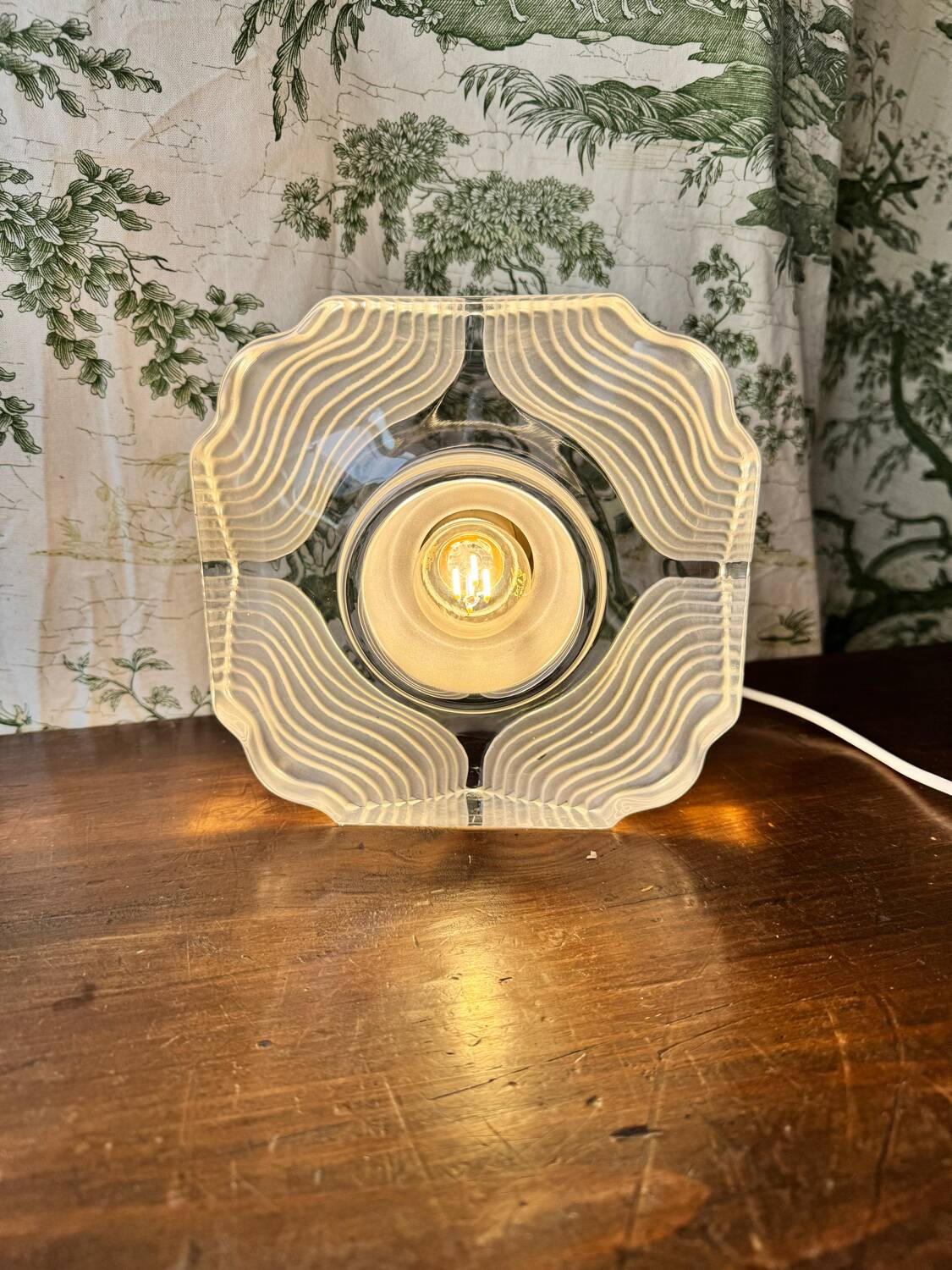 Lampe de table vintage “Daum France” – Années 70
