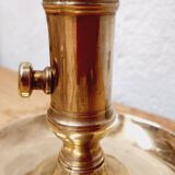 Cellar rat candle holder and brass extinguisher