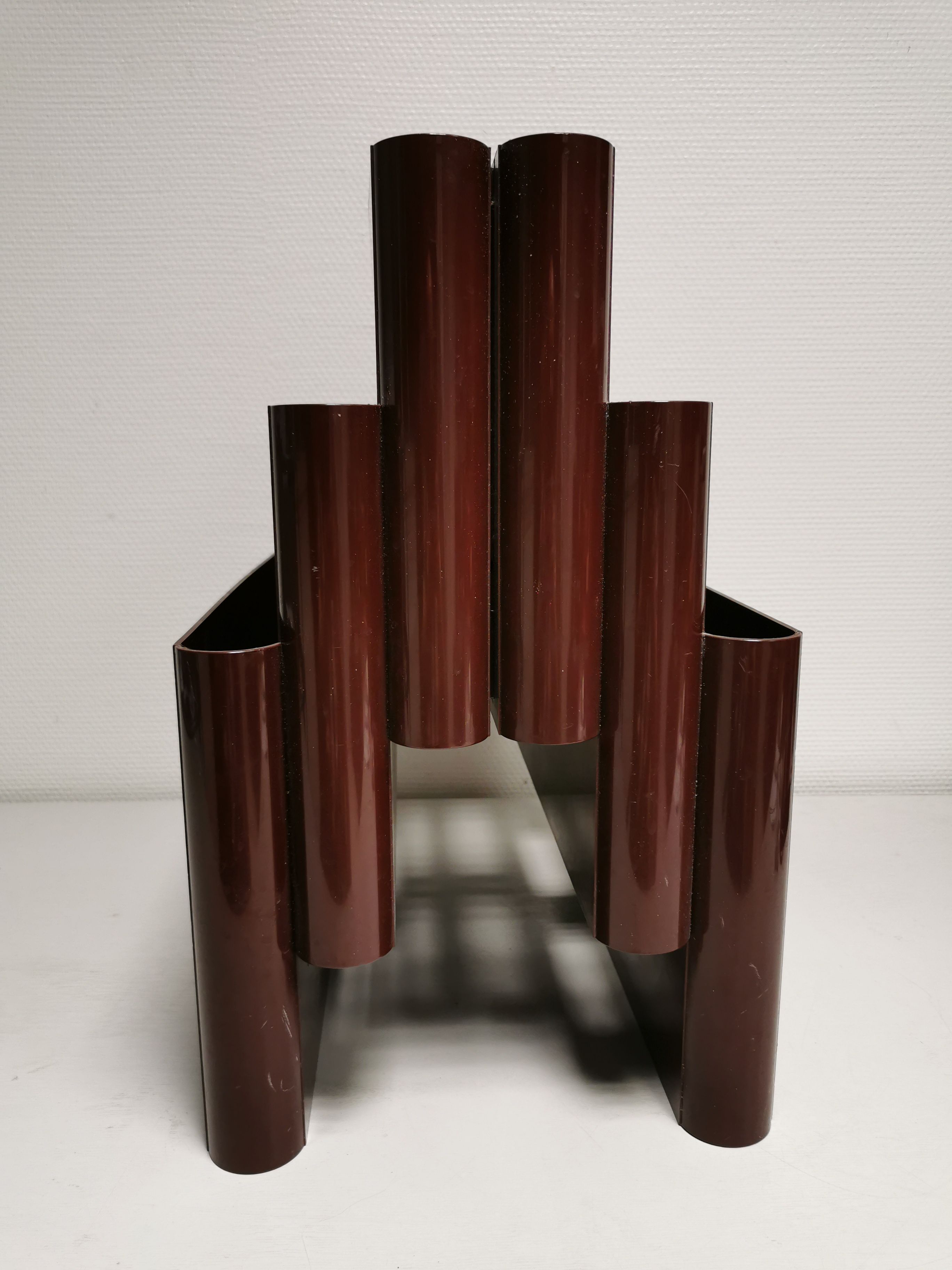 Vintage magazine holder 60's Kartell G.Stoppino, Italy