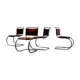 Set of 4 MR10 chairs by Mies van der Rohe 1970