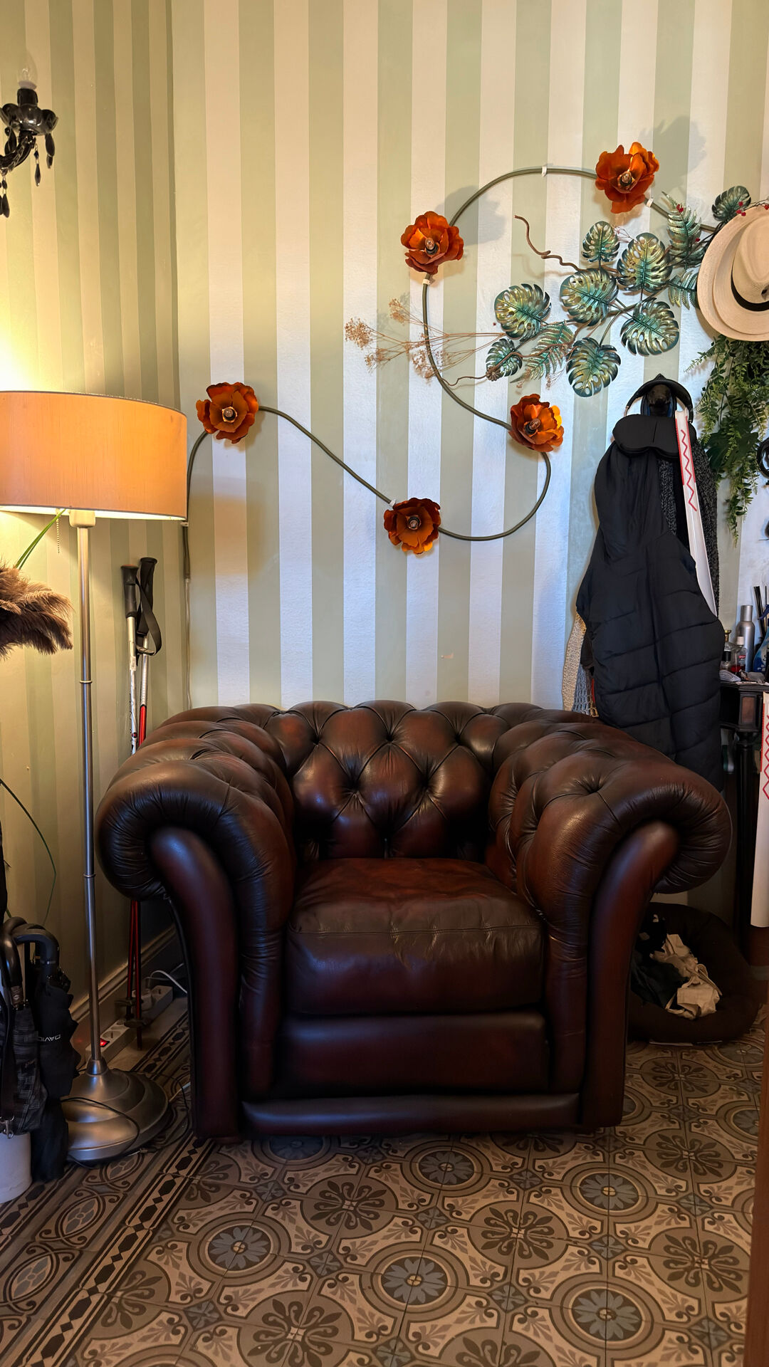 Chesterfield armchair