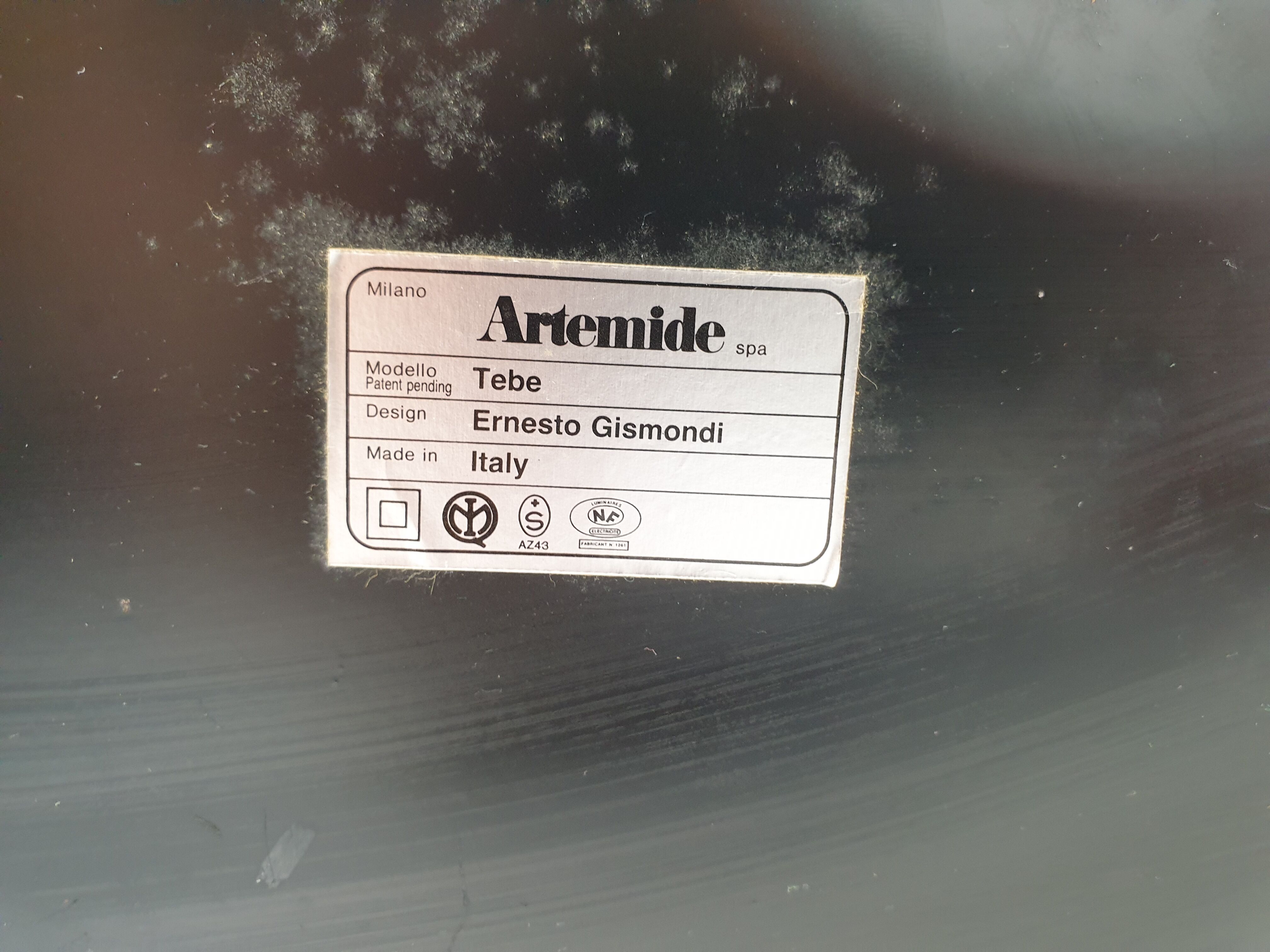 Tebe Floor Lamp by Ernesto Gismondi for Artemide, 1980's