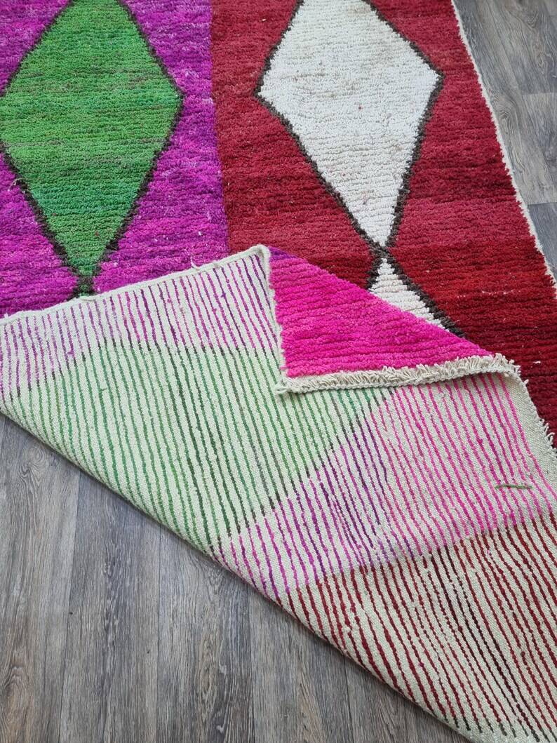 Tapis berbère en laine pure