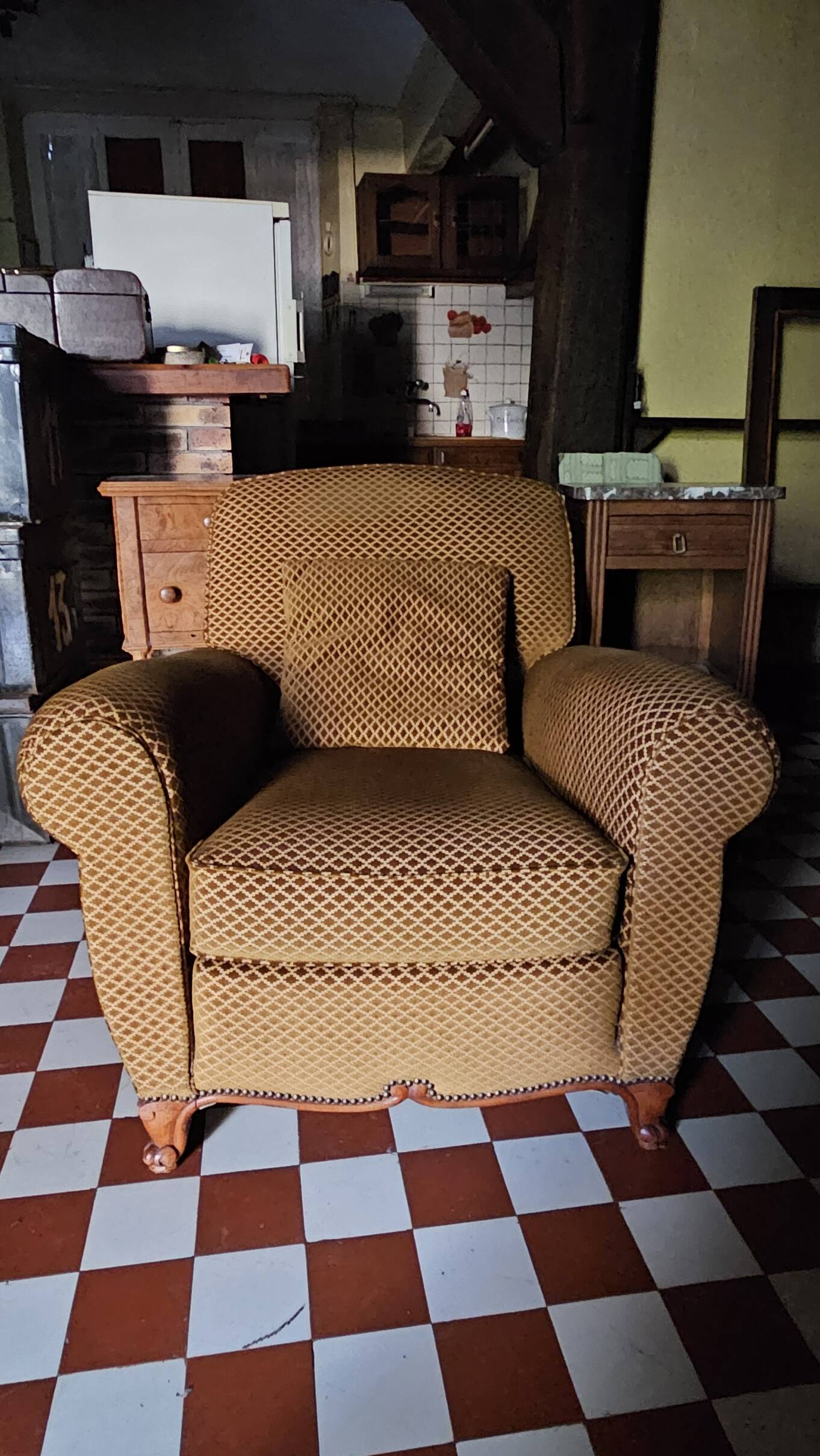 vintage armchairs