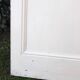 Communication door H220xW80.5cm, old panelled with moulding.