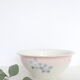 Antique ceramic salad bowl, moulin des loups, 1980, french manufacture
