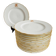Set of 13 Paris porcelain plates, late 19th century