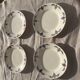 4 flat plates longchamp iron earth model Suzy art deco
