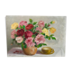 Oil on canvas bouquet of roses