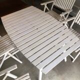 Garden furniture wood 1960