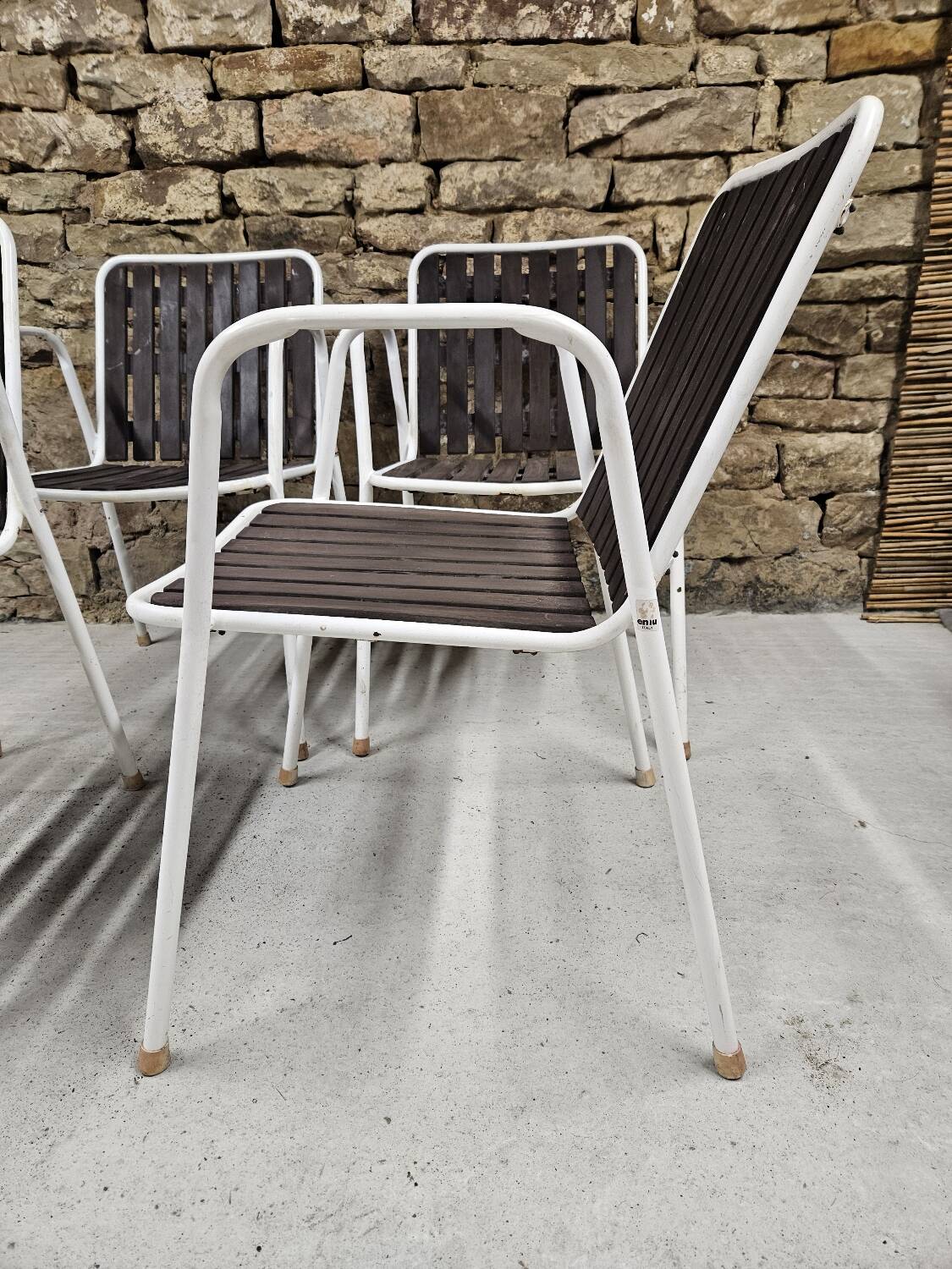 4 EMU chairs, Rio model, 1960