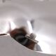Christofle Pompadour, 12 tea spoons, coffee, 13.5 cm, in excellent condition.