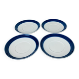 4 assiettes dessert thé céramique Koka par Rörstrand Suède, scandinave