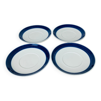 4 plates dessert ceramic tea Koka by Rörstrand Sweden, Scandinavian