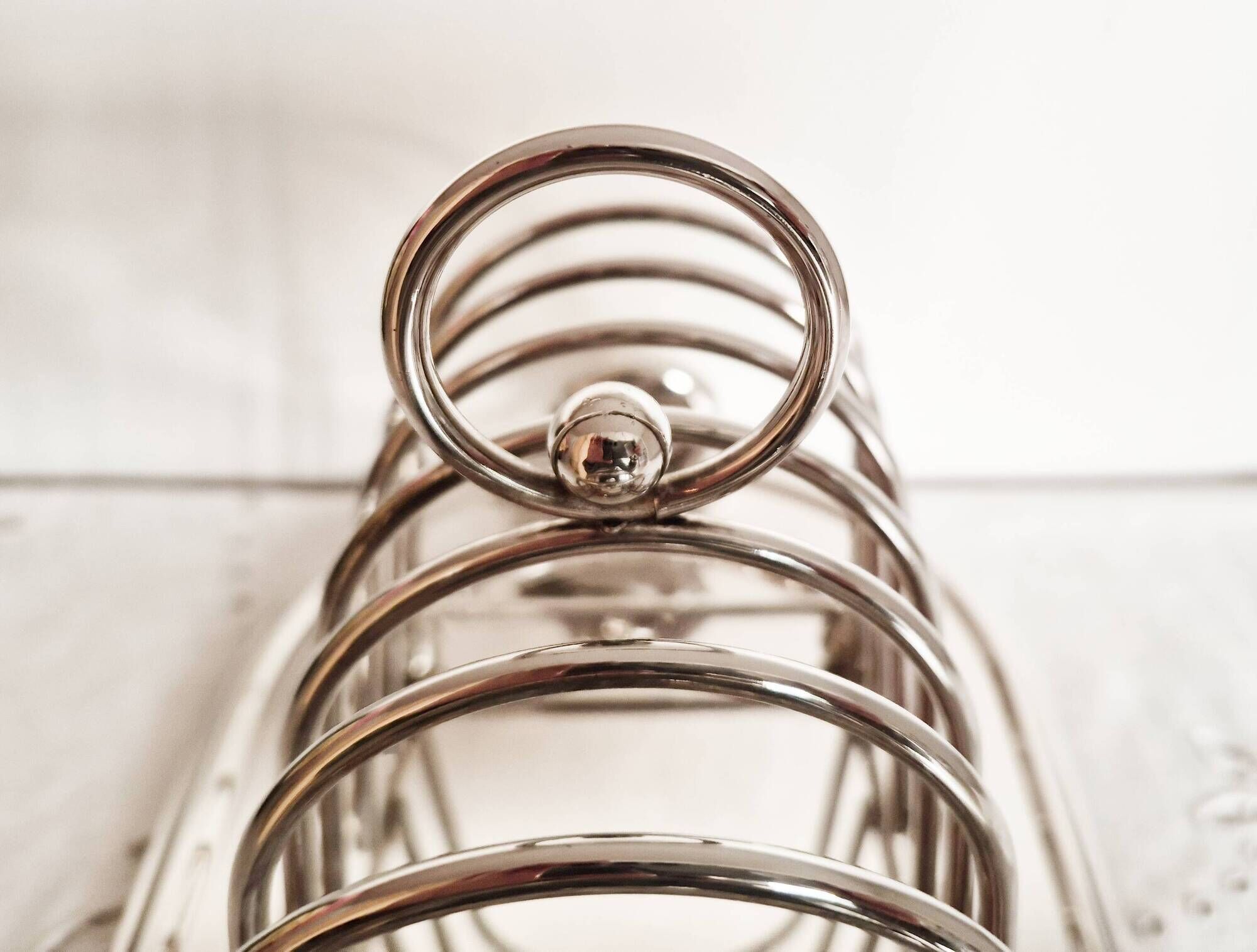 Silver-plated serving dish for foie gras, toast holder.
