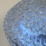 Vintage relief-moulded glass ceiling light