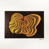 Lithographie en édition limitée de Yayoi Kusama (d'après).