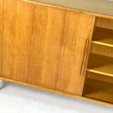 Vintage Oak Sideboard Highboard Shelf WK Möbel Mid-Century