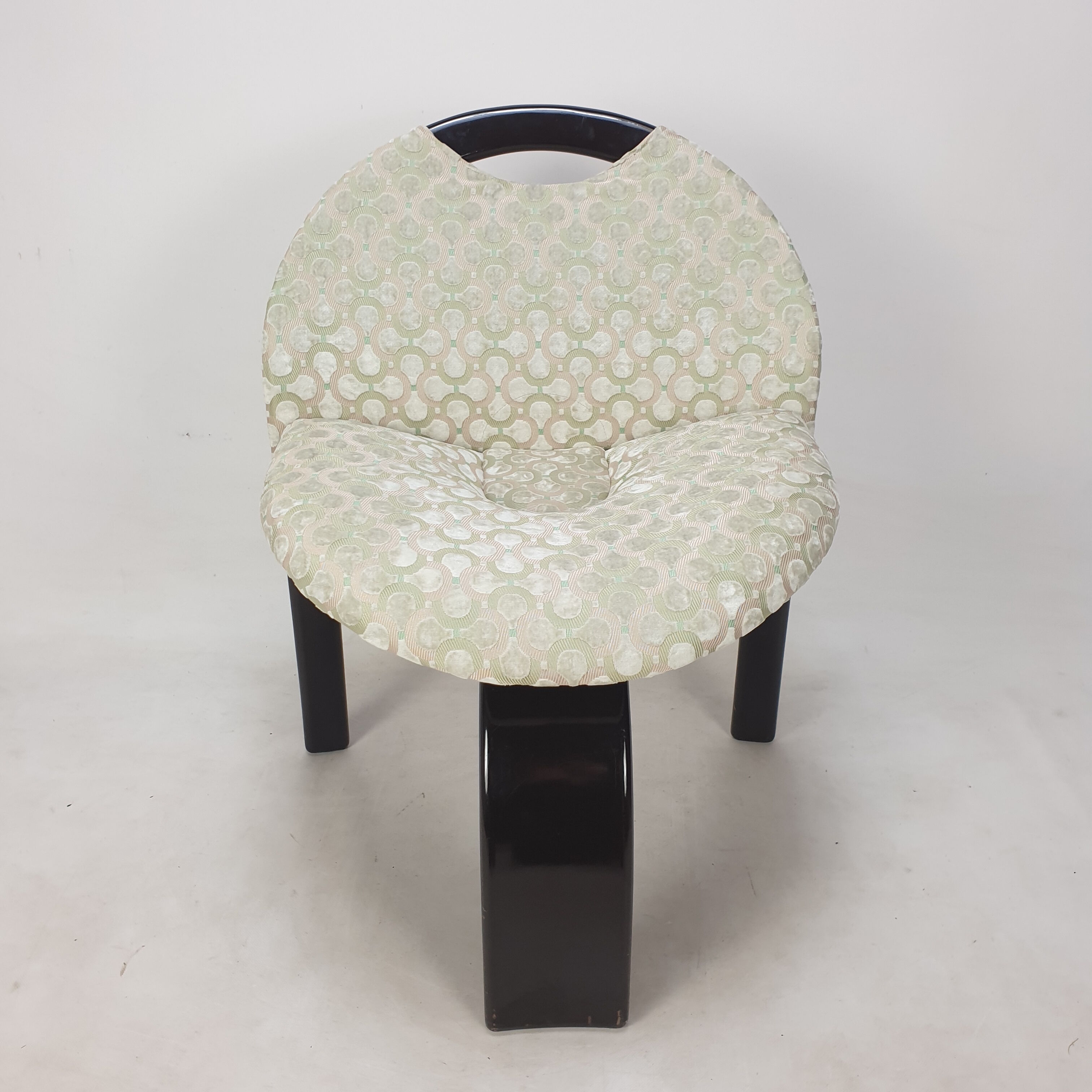 Set of 4 Giovanni Offredi Sail chairs by Saporiti Italy 1973