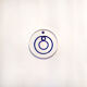 Wall plate by Alighiero Boetti for Alitalia ITalia Year 1986