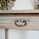 Old wooden desk table