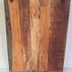 Wall shelf 3 shelves + 4 hooks cast iron in polychrome wood