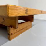 Pine coffee table "Kvadrat" design Wilhelmsson Andersson and Söner