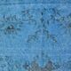 Blue Vintage Anatolian Floral Rug sku 2350