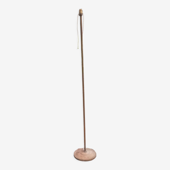 50s floor lamp in gilded brass