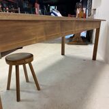 Oak and pine farmhouse table