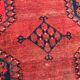 Large carpet former Turkmen afghan handmade 286 X 342 CM