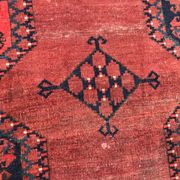 Large carpet former Turkmen afghan handmade 286 X 342 CM