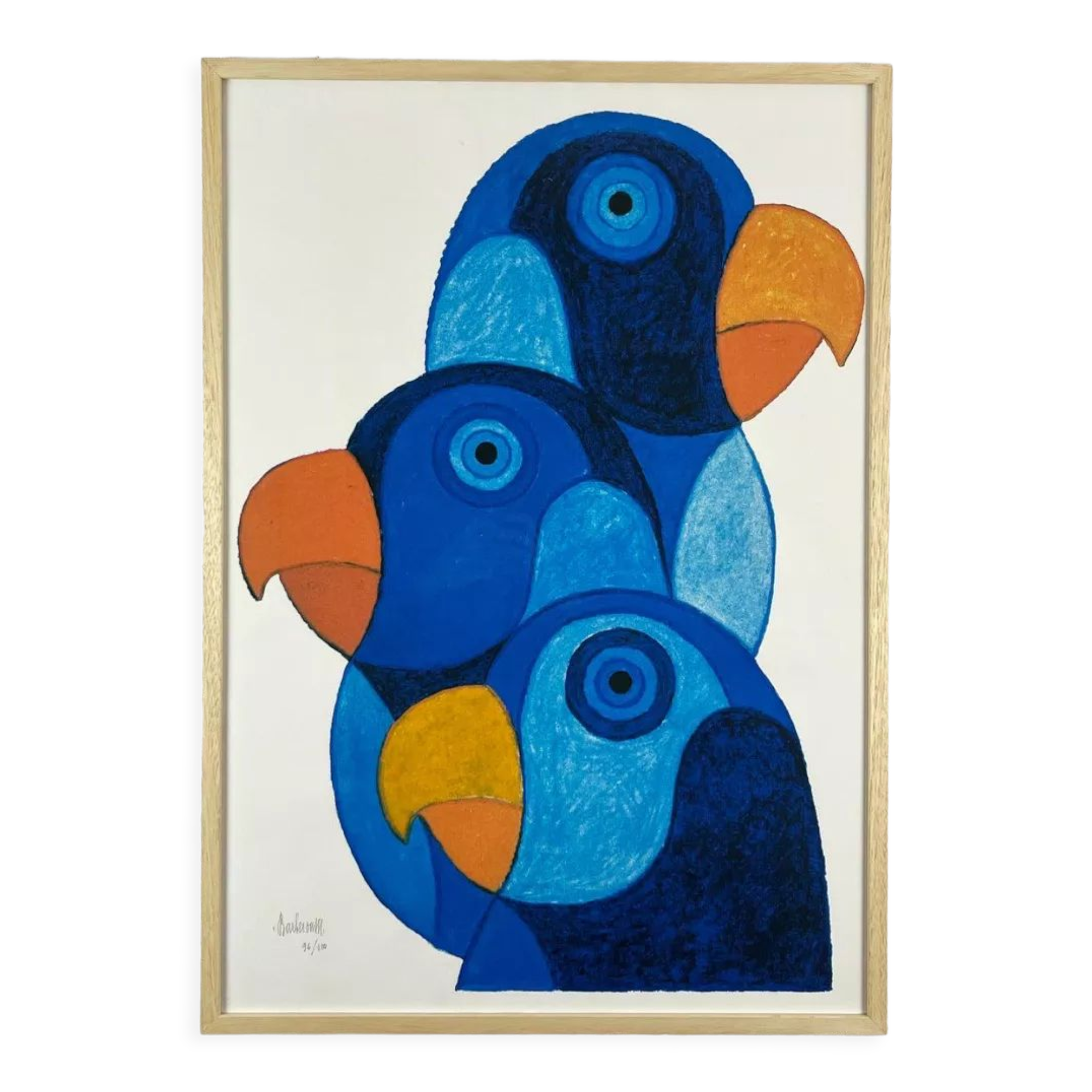 Parrot lithography Barbarossa