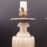 Set of 2 Vintage Neoclassica Alabster Table Lamp by Gregoretti & co.