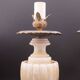 Set of 2 Vintage Neoclassica Alabster Table Lamp by Gregoretti & co.