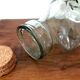 Vintage glass head jar