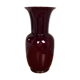 ‘Opalino’ burgundy Murano glass vase by Paolo Venini