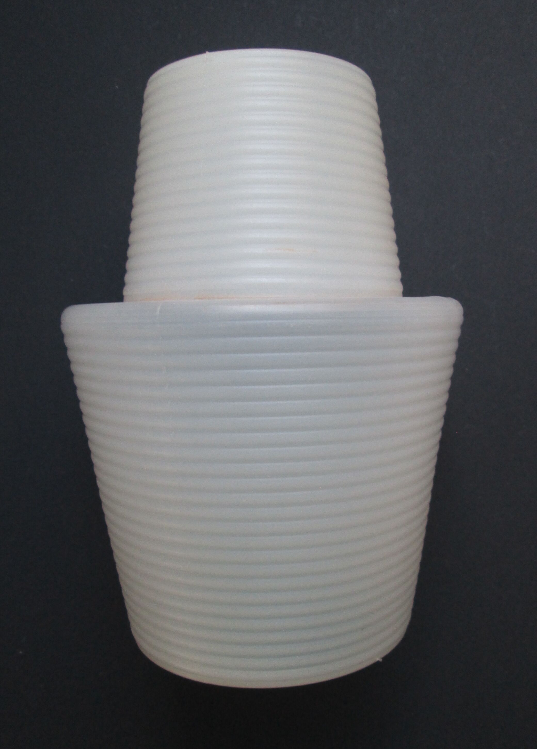 Small danish design 1960s mid century plastic+metal hanging