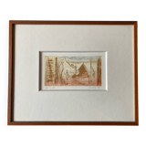 Three colour engravings, compositions by José Luis Darocha.