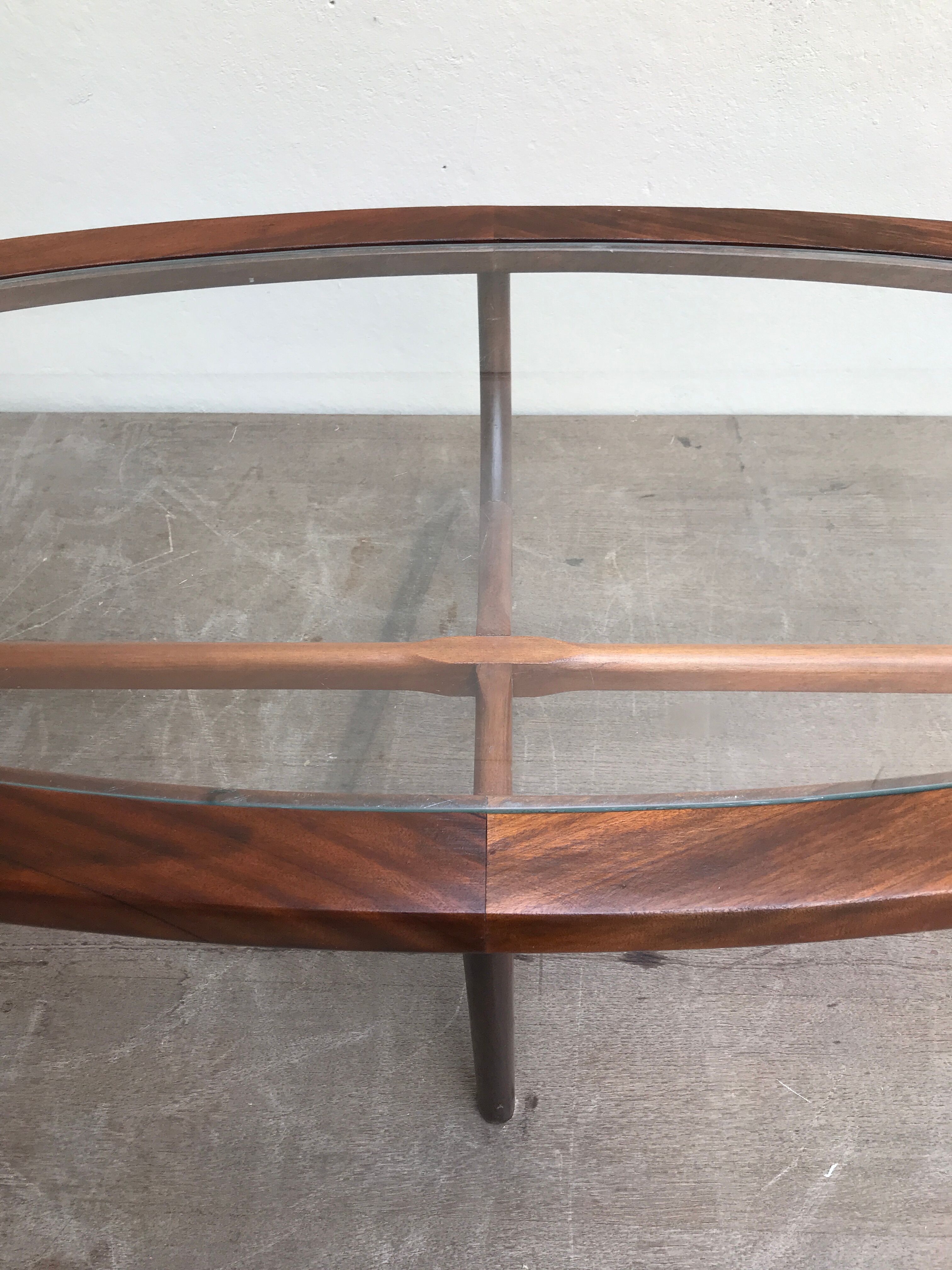 G-Plan oval coffee table