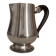 vintage cream jug Letang Remy - 18/10 stainless steel with black resin handle
