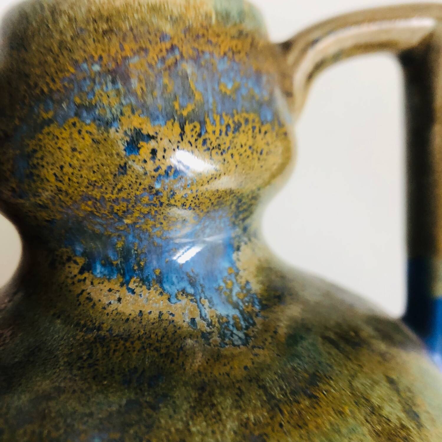 Art Deco stoneware vase signed Alpho by Alphonse Mouton