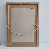 Framed fashion engraving 1886 fashion review