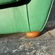 Vintage green leather club chair, antique green leather sofa.
