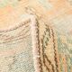 Orange vintage turkish rug, 6x9 feet vintage pastel orange carpet