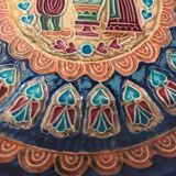 Earthenware plate jean-claude taburet quimper