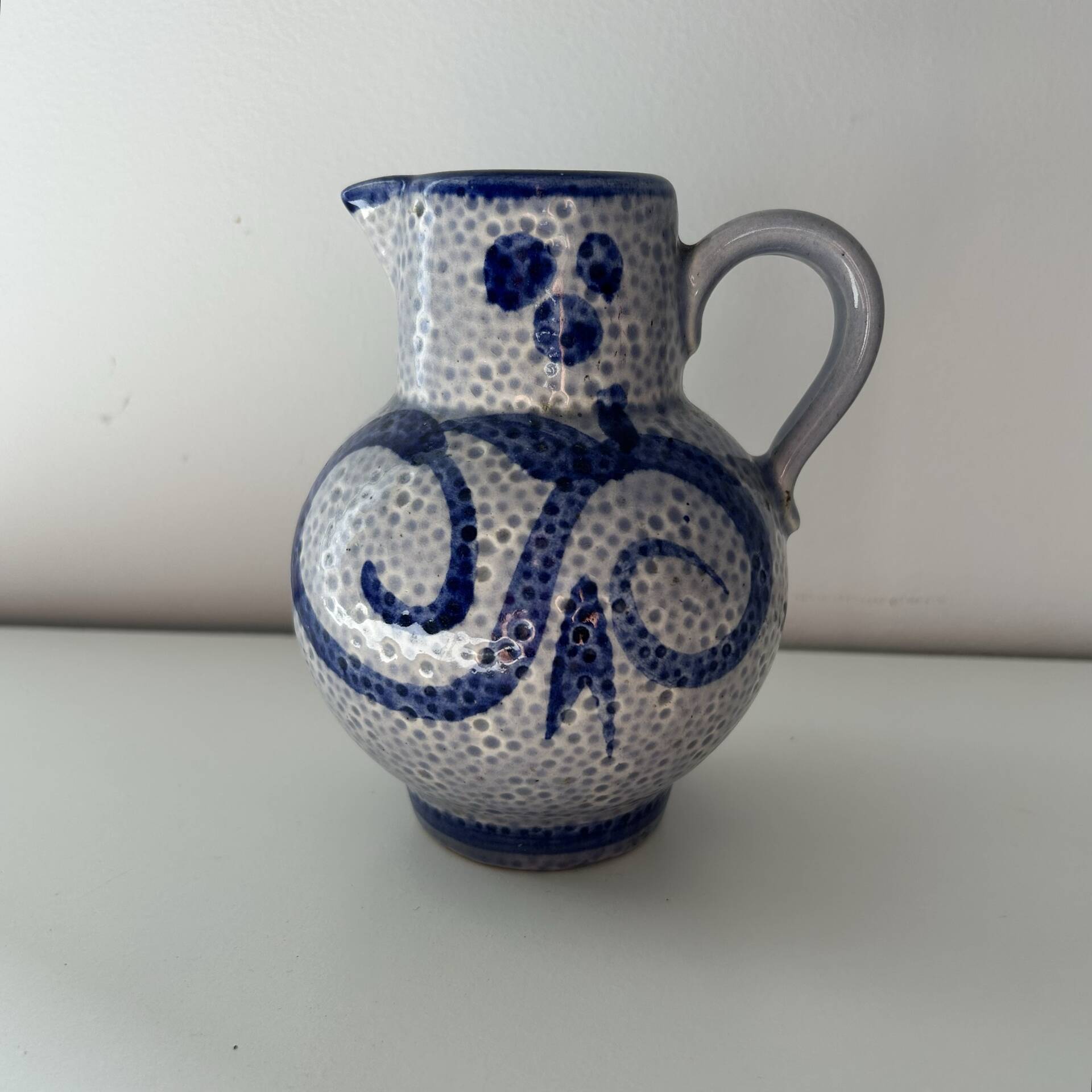 Pichet décor bleu W.Germany