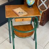 Desk and school chair set