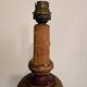 Vintage Ostrich Egg Lamp Stand Art Deco Venetian Florentine Candle Holder
